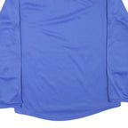 PUMA Mens Blue & Orange V-Neck Sweatshirt M Sportswear Polyester Blend Long