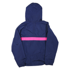 CB Womens Blue & Pink Polyester Blend Hooded Jacket XL Zip Outdoor Casual
