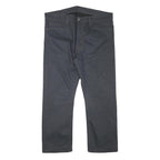 LEVI'S 513 Mens Jeans Regular Straight Denim Dark W38 L26 Stylish Zip Closure