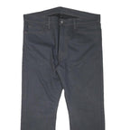 LEVI'S 513 Mens Jeans Regular Straight Denim Dark W38 L26 Stylish Zip Closure