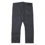 LEVI'S 513 Mens Jeans Regular Straight Denim Dark W38 L26 Stylish Zip Closure