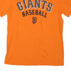 NIKE Mens Orange Giants Baseball Crew Neck Short Sleeve T-Shirt M