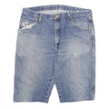 WRANGLER Mens Denim Blue Casual Shorts 2XL W35 Cotton Blend Comfortable Stylish