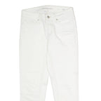 CALVIN KLEIN JEANS Capri Womens Jeans White Regular Jegging W28 L24