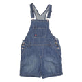 DICKIES Womens Blue Denim Relaxed Cotton Dungarees M W36 L6 Casual Shortalls