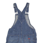 DICKIES Womens Blue Denim Relaxed Cotton Dungarees M W36 L6 Casual Shortalls