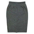 WHISTLES Womens Grey Mini Cotton Blend Pencil Skirt S Polka Dot Pattern