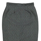WHISTLES Womens Grey Mini Cotton Blend Pencil Skirt S Polka Dot Pattern