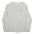 POLO RALPH LAUREN Mens Grey Long Sleeve Crew Neck Cotton T-Shirt M Classic