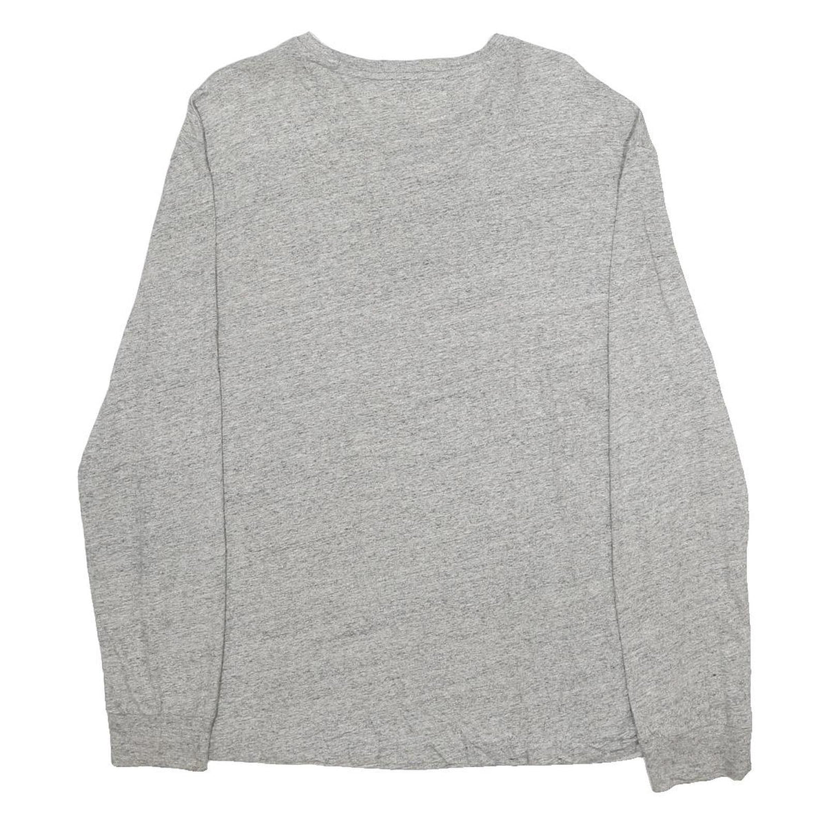 POLO RALPH LAUREN Mens Grey Long Sleeve Crew Neck Cotton T-Shirt M Classic