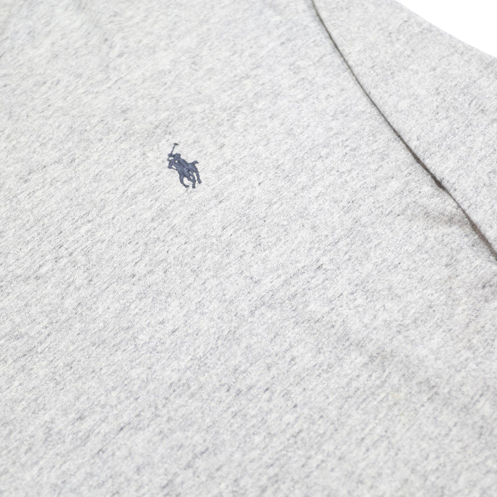 POLO RALPH LAUREN Mens Grey Long Sleeve Crew Neck Cotton T-Shirt M Classic