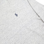 POLO RALPH LAUREN Mens Grey Long Sleeve Crew Neck Cotton T-Shirt M Classic