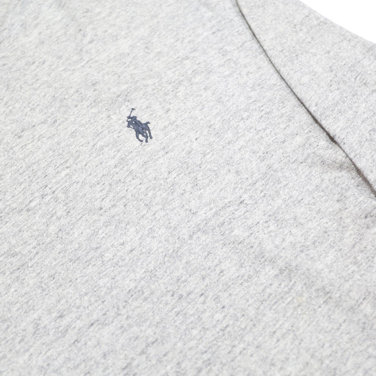 POLO RALPH LAUREN Mens Grey Long Sleeve Crew Neck Cotton T-Shirt M Classic
