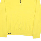 LAUREN RALPH LAUREN Womens Yellow & Black Plain Pullover Crew Neck Knit XL