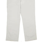 CARHARTT Mens Cotton Blend Beige Relaxed Fit Straight Leg Trousers W34 L28