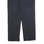 DICKIES Mens Cotton Blend Black Regular Straight Trousers W40 L32 Workwear Zip