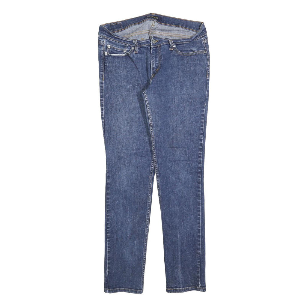 LEVI'S 524 Womens Jeans Blue Slim Skinny Denim W31 L29 Stretch Zip Closure