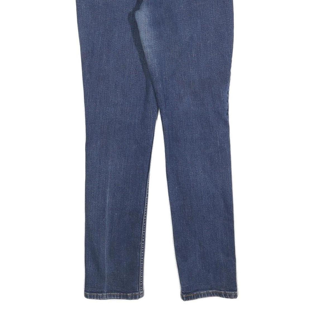 LEVI'S 524 Womens Jeans Blue Slim Skinny Denim W31 L29 Stretch Zip Closure