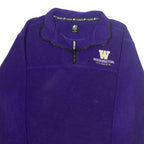 STARTER Mens Fleece Jacket Purple USA L