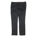 TOMMY HILFIGER Womens Black Regular Fit Straight Leg Trousers W31 L30 Stylish