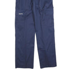 OLAF'S Mens Regular Fit Navy Cargo Trousers W28 L30 Zip Polyester Blend Workwear