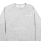 CHAMPION Mens Grey & Light Grey Cotton Blend Crew Neck XL Sweatshirt Casual