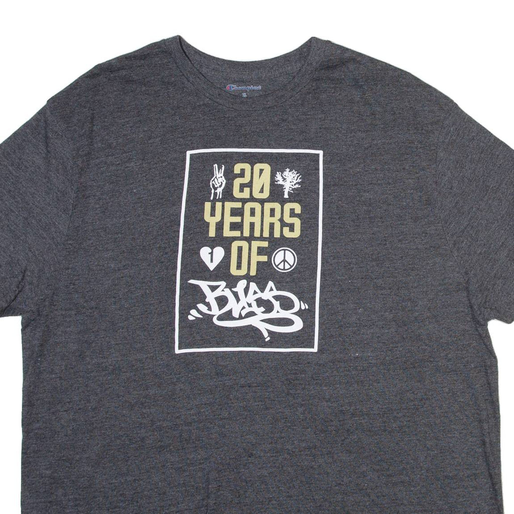 CHAMPION Mens T-Shirt Grey XL