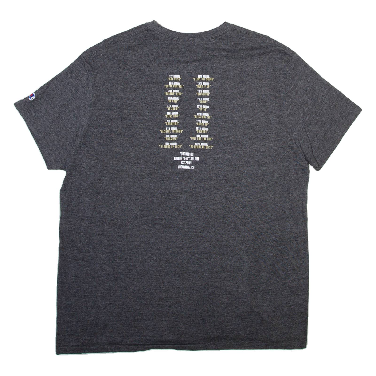 CHAMPION Mens T-Shirt Grey XL