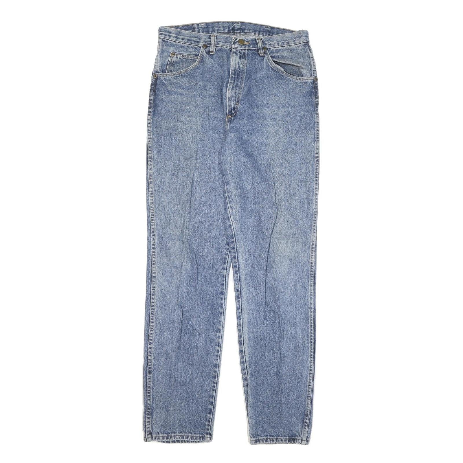 WRANGLER Mens Slim Blue Denim Classic Jeans W30 L32 Casual Zip Cotton Blend