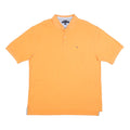 TOMMY HILFIGER Mens Orange Short Sleeve Polo Shirt 2XL Cotton Blend Classic