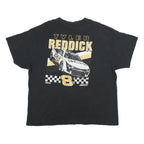 NASCAR Mens Black Tyler Reddick T-Shirt 2XL Short Sleeve Crew Neck Graphic Print