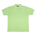 KAPPA Mens Green Short Sleeve Plain 2XL Cotton Polo Shirt Summer Casual