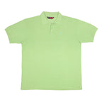 KAPPA Mens Green Short Sleeve Plain 2XL Cotton Polo Shirt Summer Casual