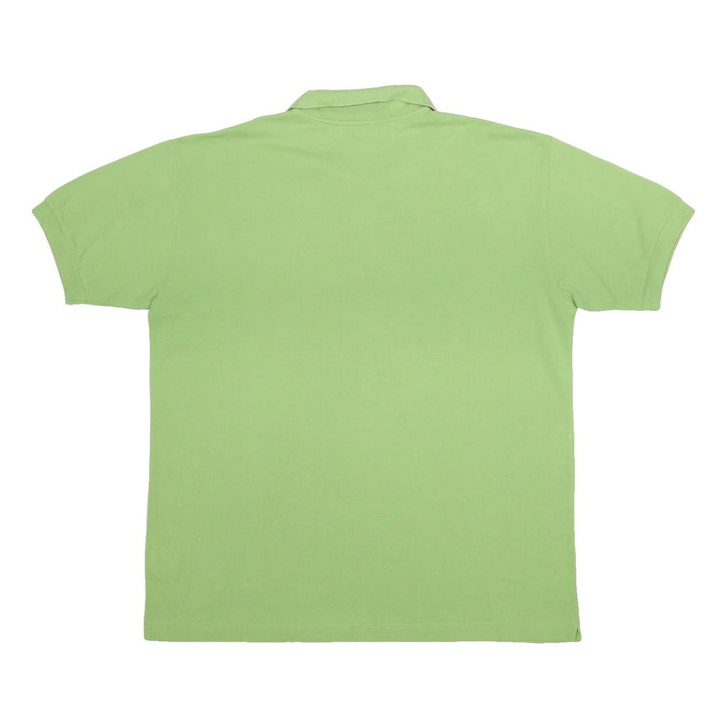 KAPPA Mens Green Short Sleeve Plain 2XL Cotton Polo Shirt Summer Casual