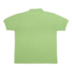 KAPPA Mens Green Short Sleeve Plain 2XL Cotton Polo Shirt Summer Casual