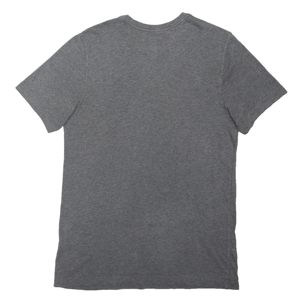 NIKE Mens Grey Red Just Do It Graphic T-Shirt M Short Sleeve Crew Neck