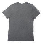 NIKE Mens Grey Red Just Do It Graphic T-Shirt M Short Sleeve Crew Neck