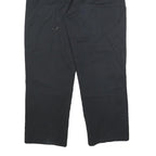 DICKIES Mens Cotton Blend Black Regular Fit Straight Leg Trousers W32 L28