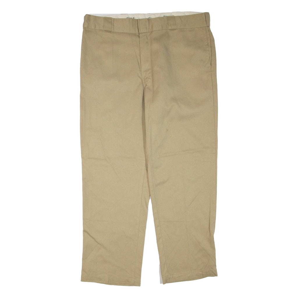 DICKIES Mens Trousers Beige Regular Tapered W40 L30