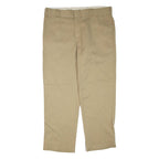 DICKIES Mens Trousers Beige Regular Tapered W40 L30