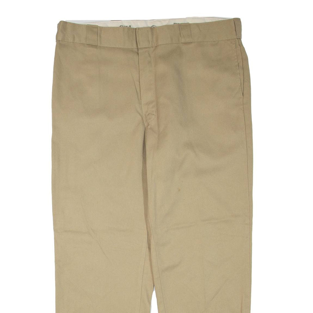 DICKIES Mens Trousers Beige Regular Tapered W40 L30