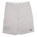 DICKIES Mens Shorts Grey Casual XL W40 Loose Fit Workwear Polyester Blend