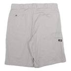 DICKIES Mens Shorts Grey Casual XL W40 Loose Fit Workwear Polyester Blend