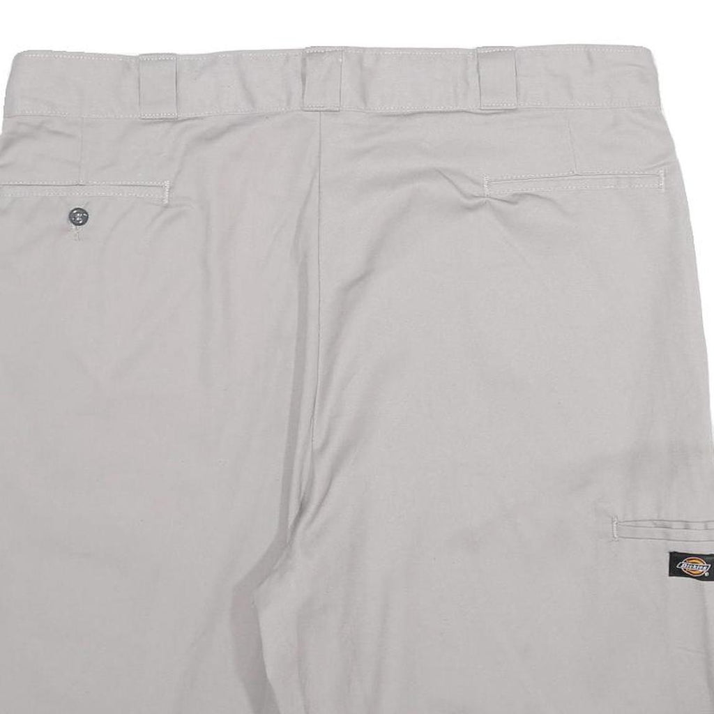 DICKIES Mens Shorts Grey Casual XL W40 Loose Fit Workwear Polyester Blend