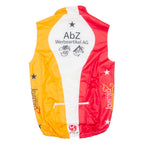 Cycling Mens Jersey Orange Sleeveless Full Zip XS