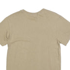 Mens Beige The Last Frontier Alaska Graphic T-Shirt M Short Sleeve Crew Neck