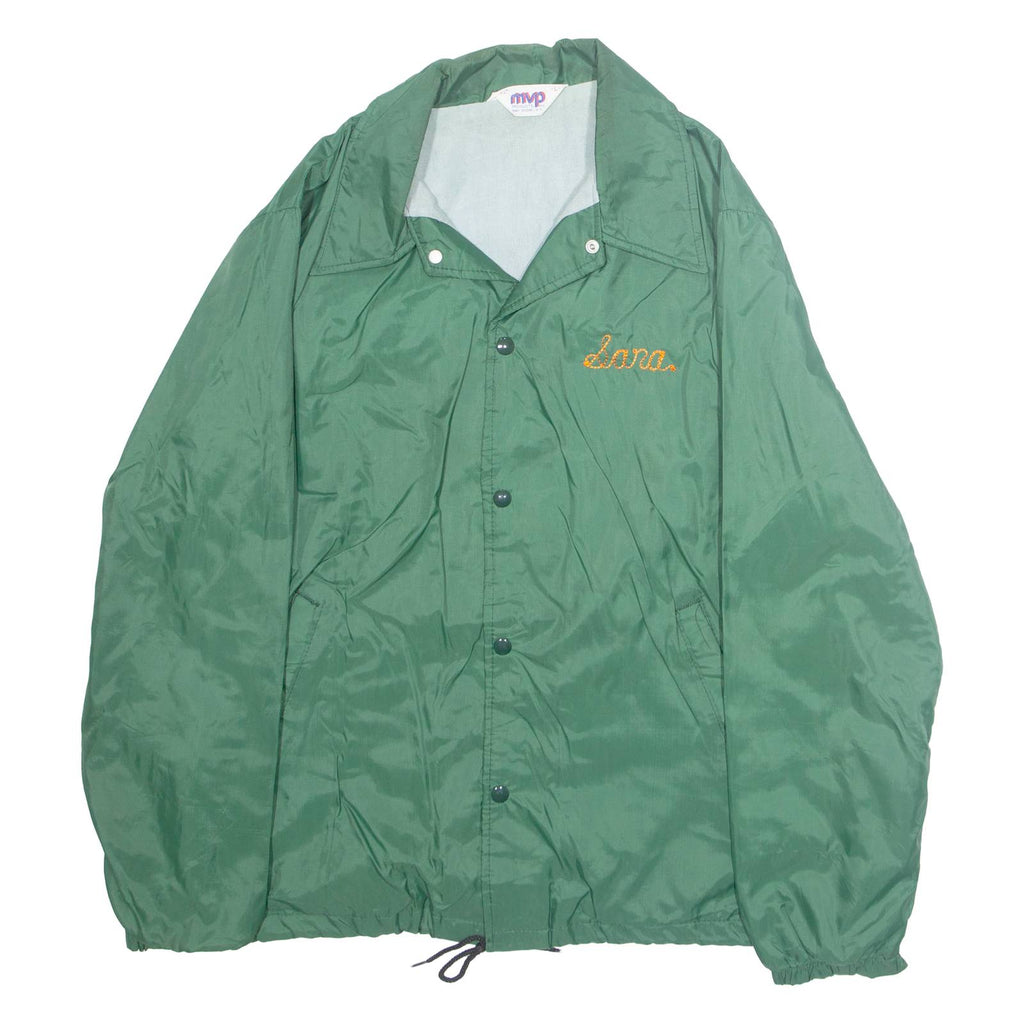 MVP Mens Shell Jacket Green Nylon USA L