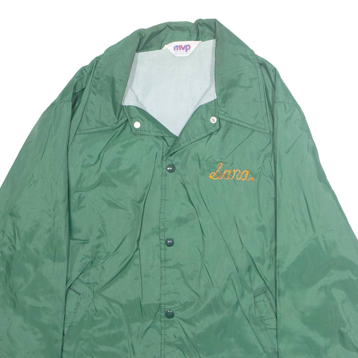 MVP Mens Shell Jacket Green Nylon USA L