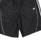ADIDAS Mens Black Casual Sports Shorts L W34 Three Stripe Logo Gym