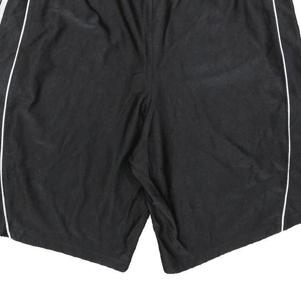 ADIDAS Mens Black Casual Sports Shorts L W34 Three Stripe Logo Gym